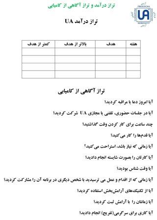 تراز درآمد و تراز آگاهی از کامیابی – نشریات انجمن کم درآمدان گمنام (UA)